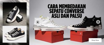 Cara Membedakan Sepatu Converse Asli dan Palsu