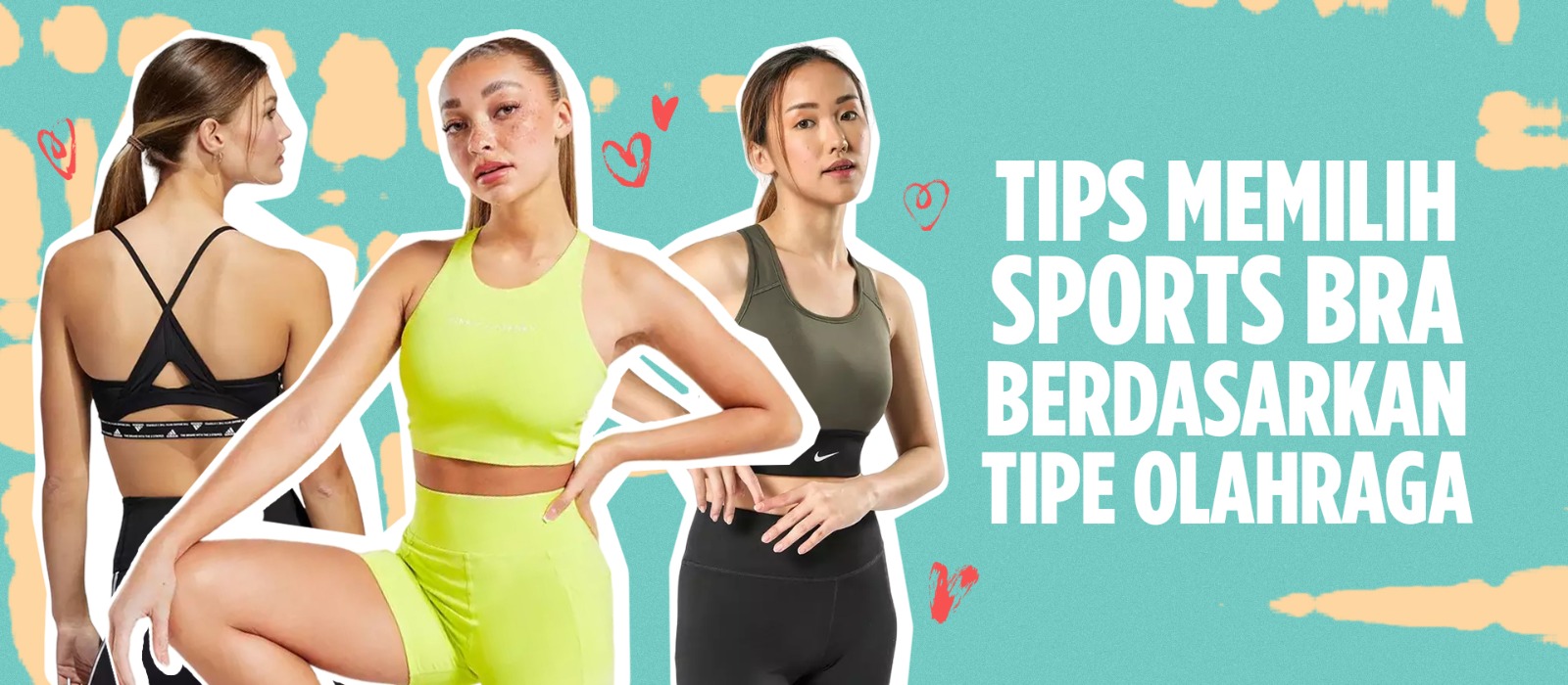 Tips Memilih Sports Bra Berdasarkan Tipe Olahraga