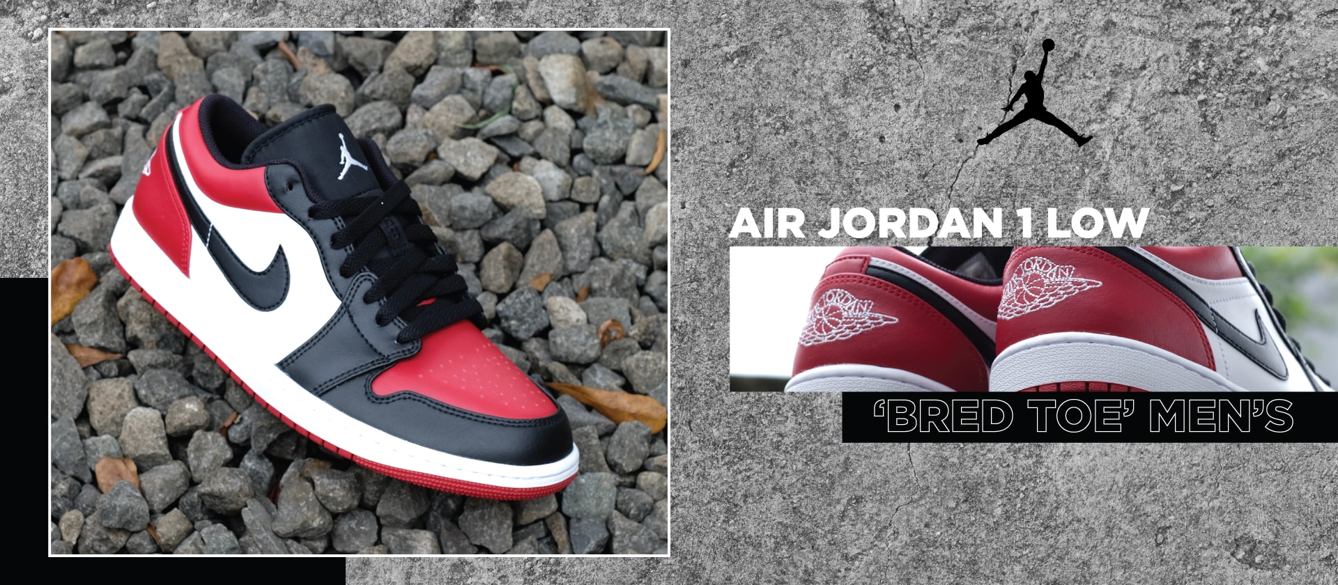 Akses Raffle Eksklusif: Jordan Air 1 Low 'Bred Toe' Men's - Artikel